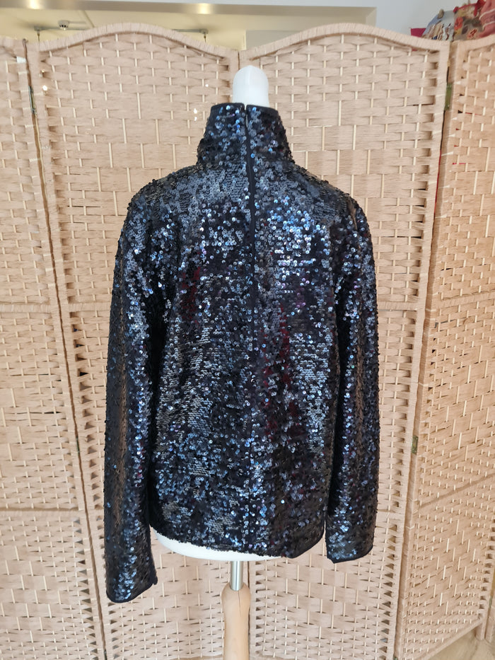 & Other Stories Black Sequin top 8 RRP £59