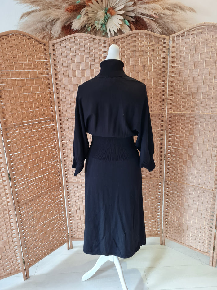 & Other Stories Black Woolen Dress M RRP £95