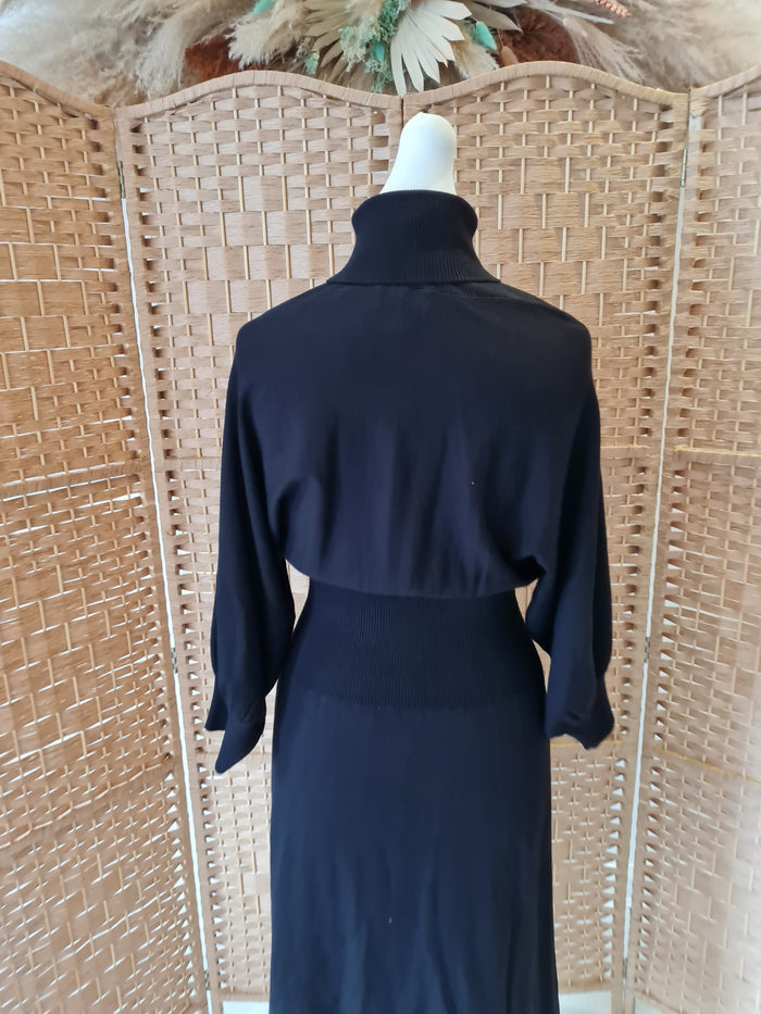 & Other Stories Black Woolen Dress M RRP £95