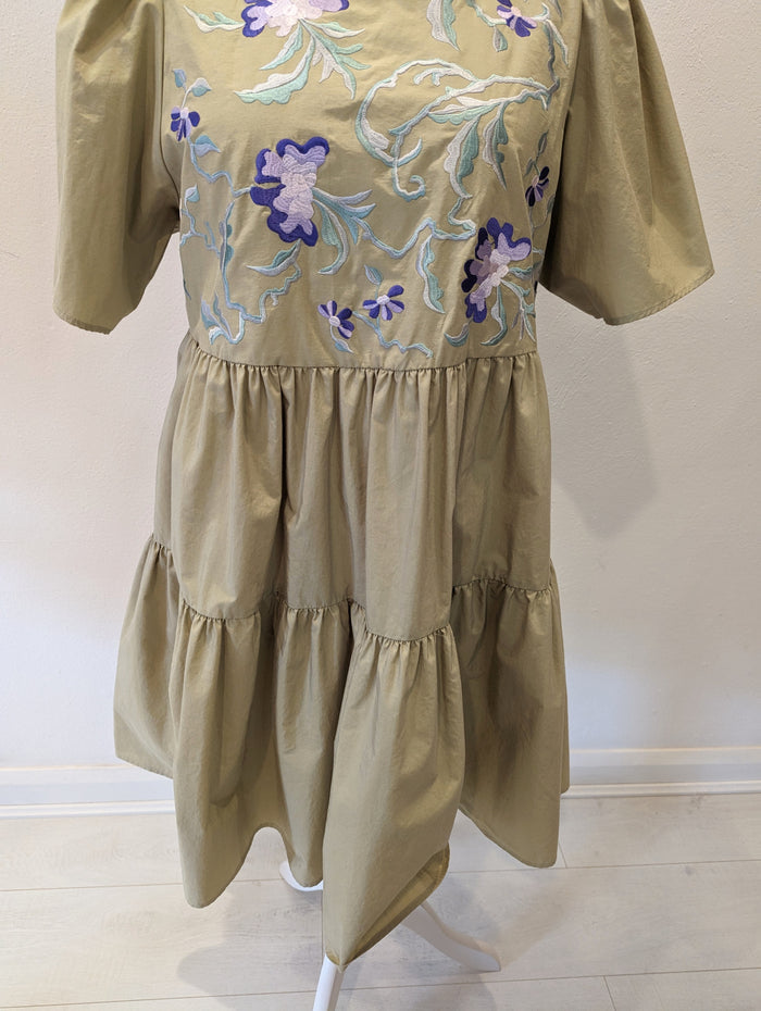 & Other Stories Sage Floral Dress 12