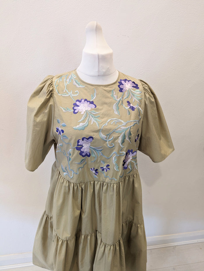 & Other Stories Sage Floral Dress 12