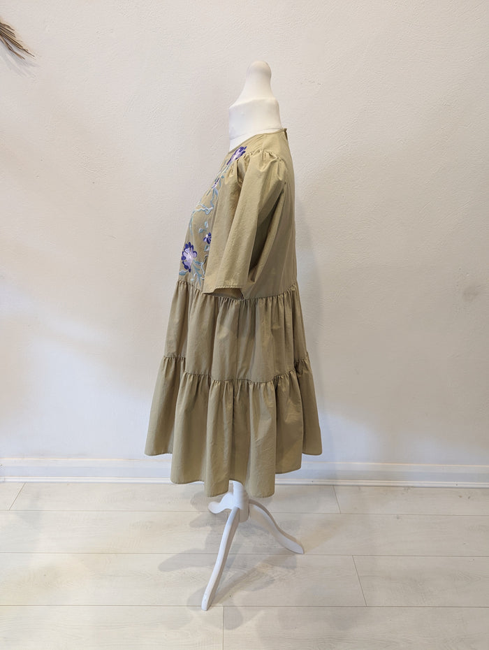 & Other Stories Sage Floral Dress 12