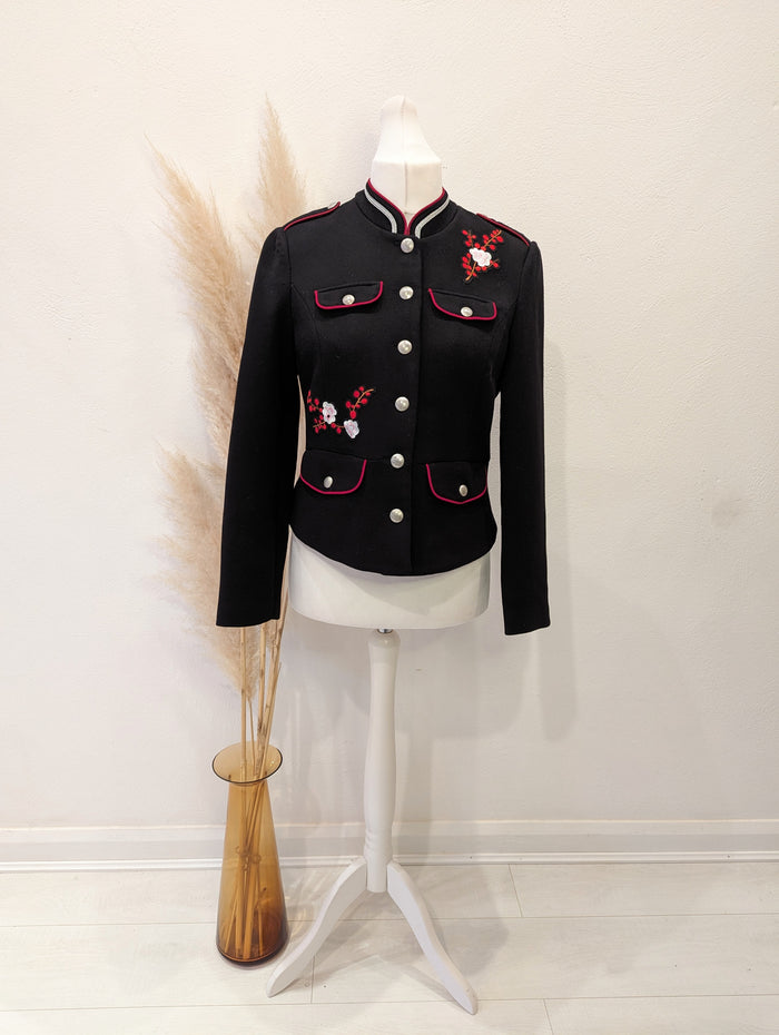 Oui military embroidered jacket 14