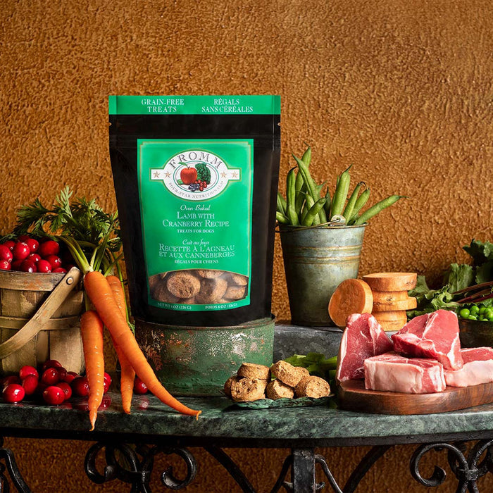 Oven-Baked Lamb with Cranberry Biscuits 8.0oz with fresh ingredients.