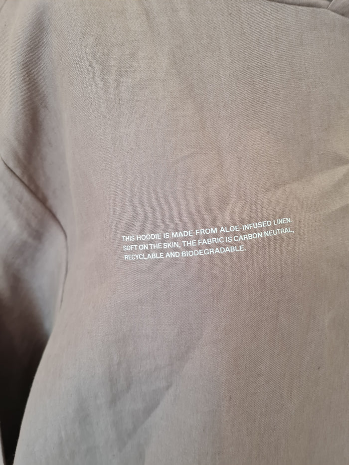 Pangaia Aloe Linen Hoodie L