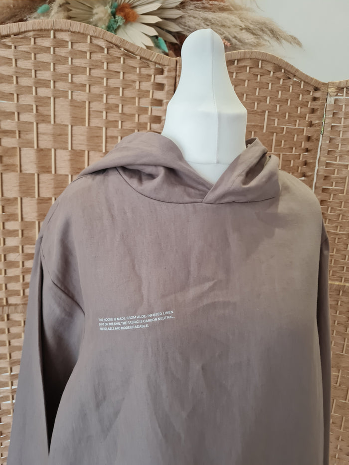 Pangaia Aloe Linen Hoodie L