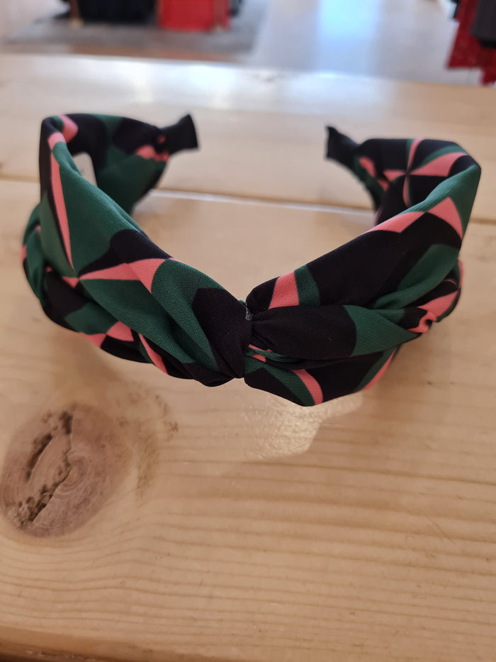Parkside Green Pink Headband