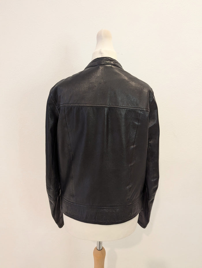 Part Two Black Leather Jacket 10