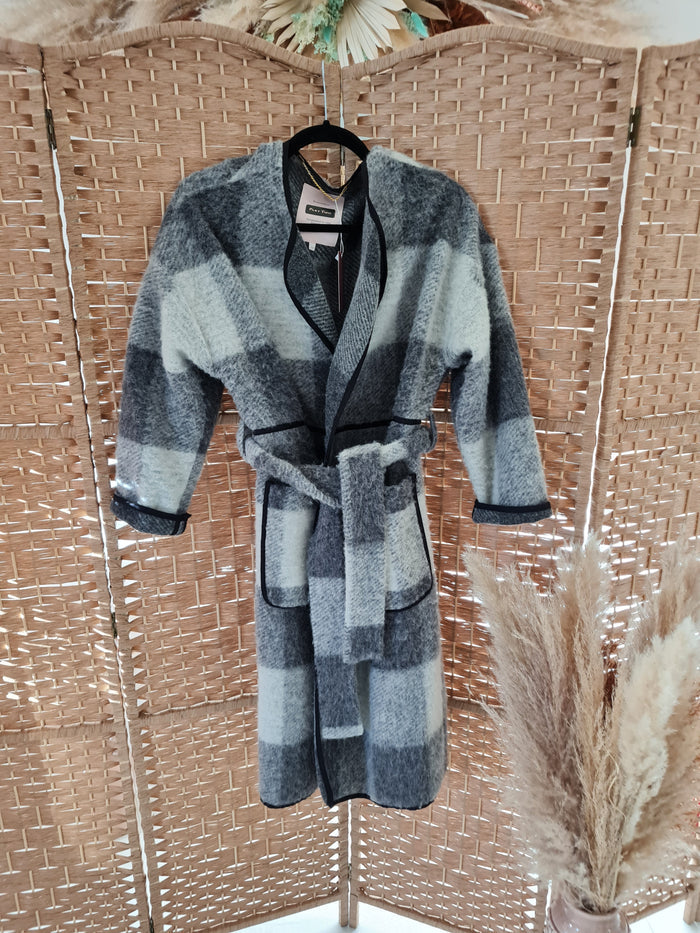 Part Two Check Coat 6-10
