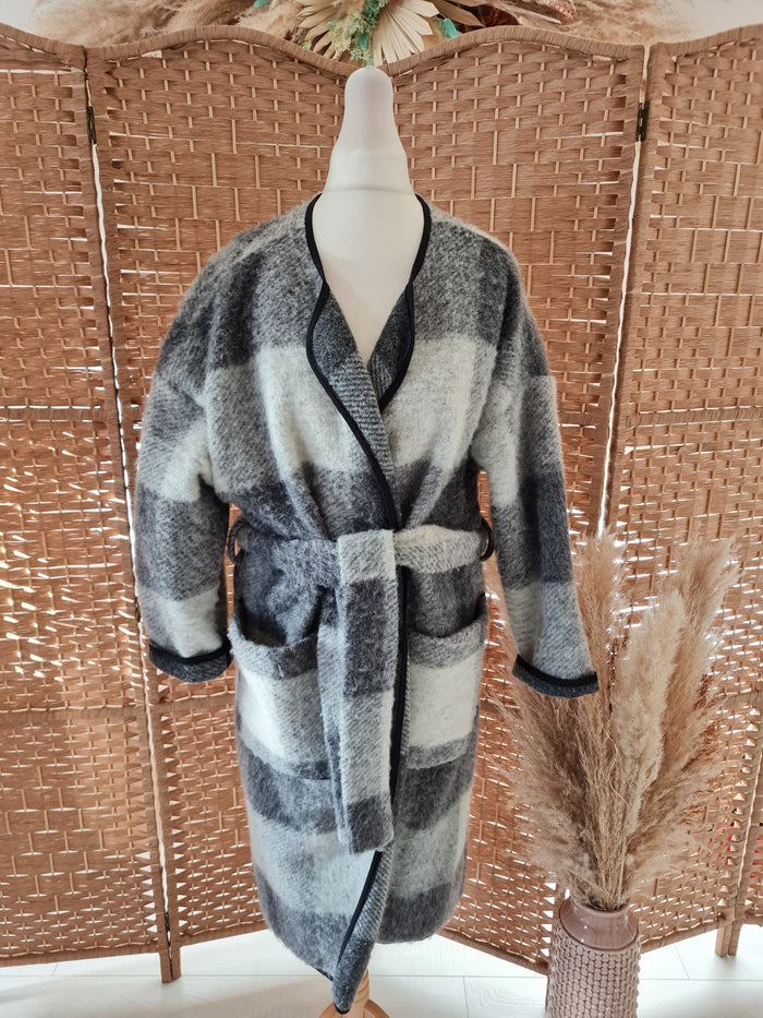 Part Two Check Coat 6-10