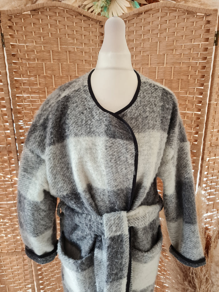 Part Two Check Coat 6-10