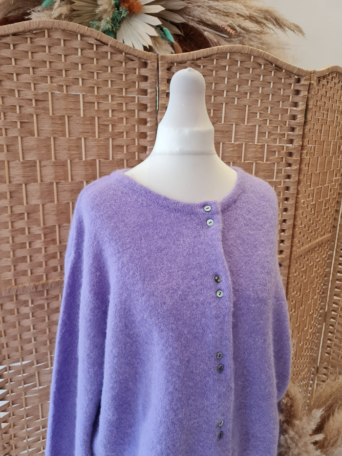 Part Two purple cardigan S NEW RRP £109.95