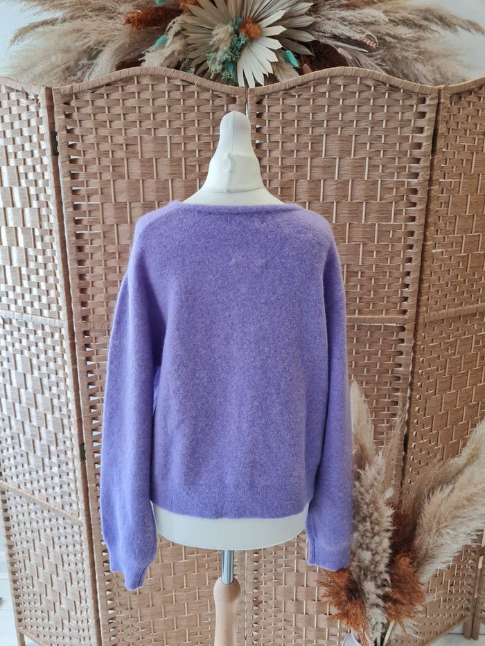 Part Two purple cardigan S NEW RRP £109.95