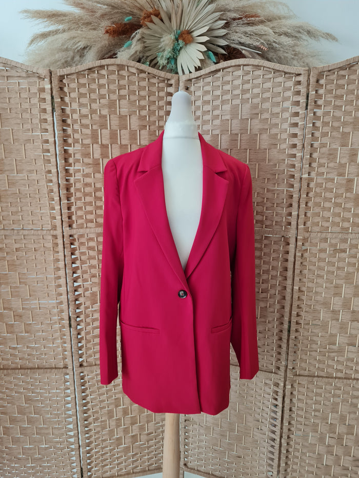 Part Two Red Blazer Size 12