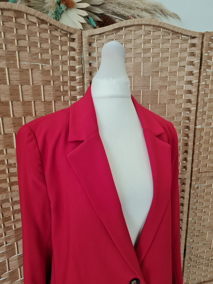 Part Two Red Blazer Size 12