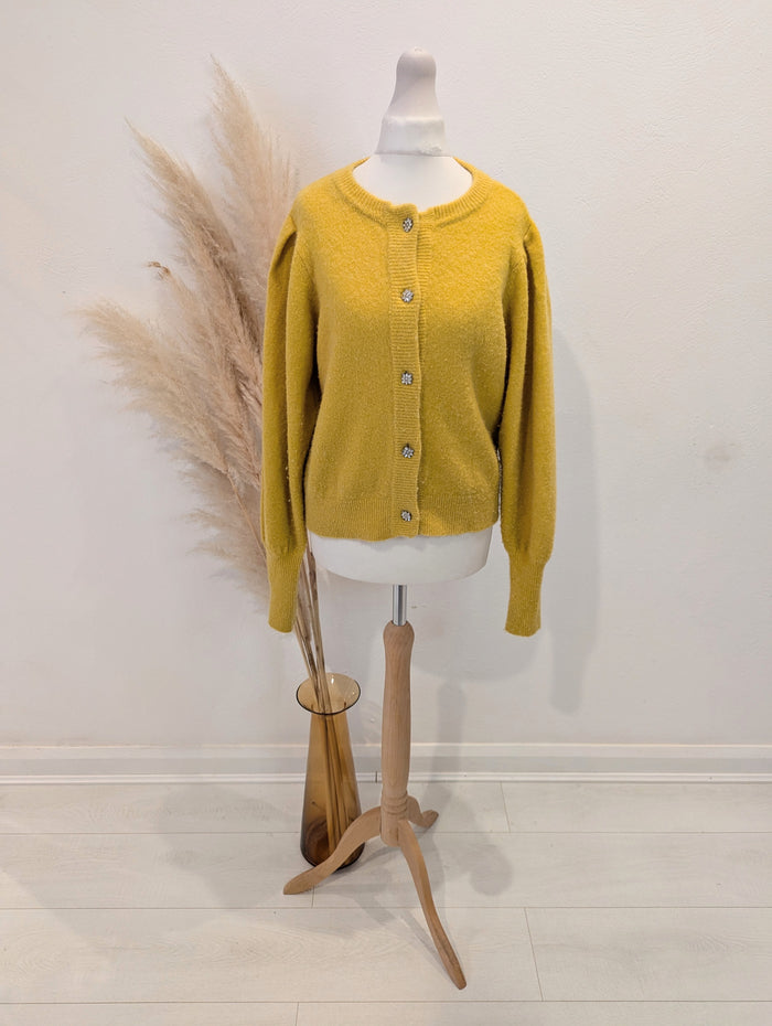 Part Two Yellow Cardigan S