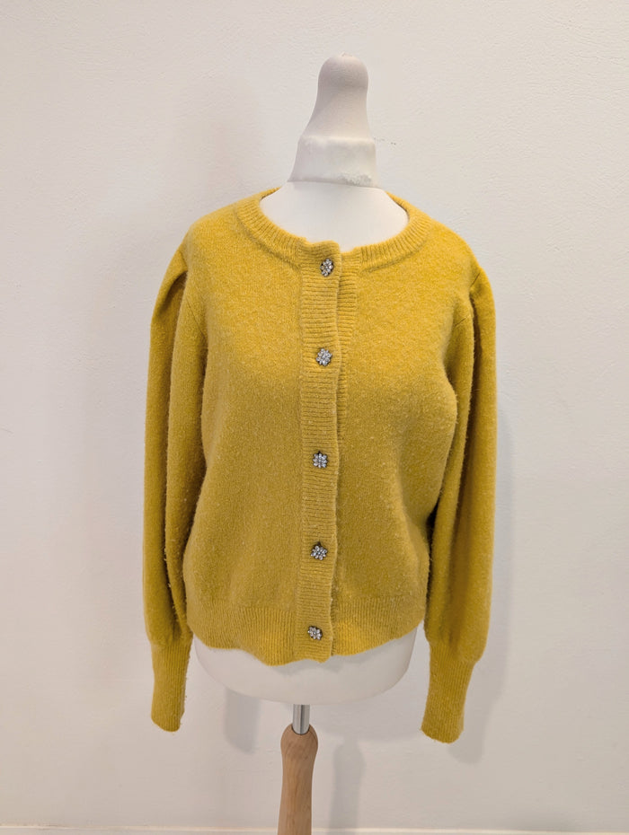 Part Two Yellow Cardigan S