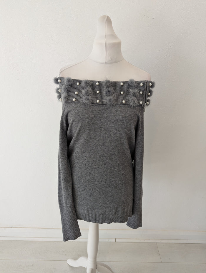 Passioni grey Pearl Jumper M
