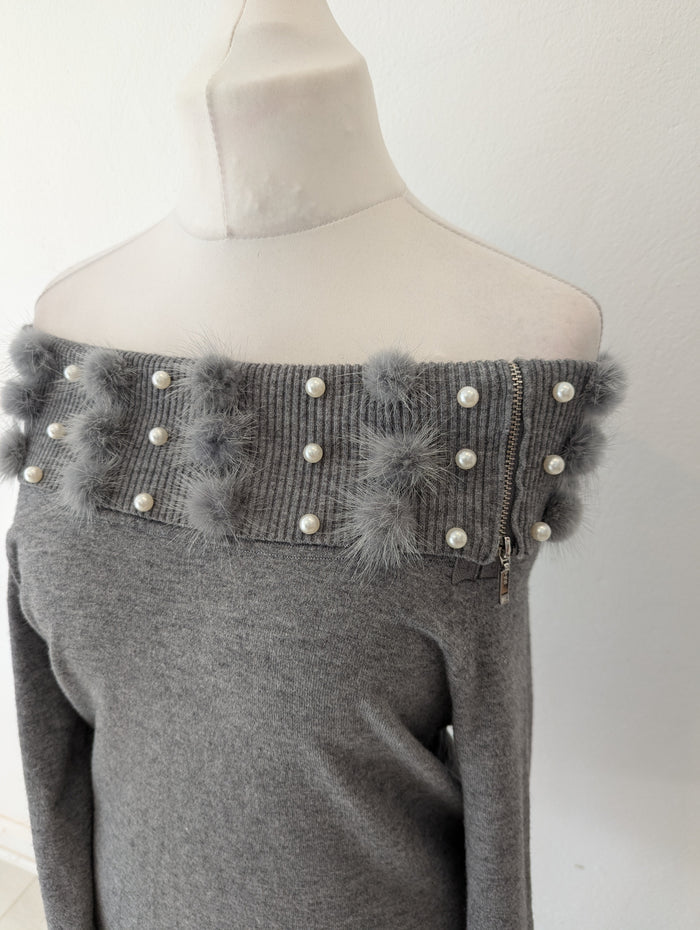 Passioni grey Pearl Jumper M