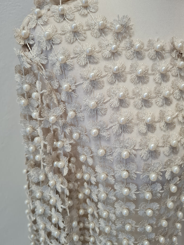 Pearl Floral Bolero