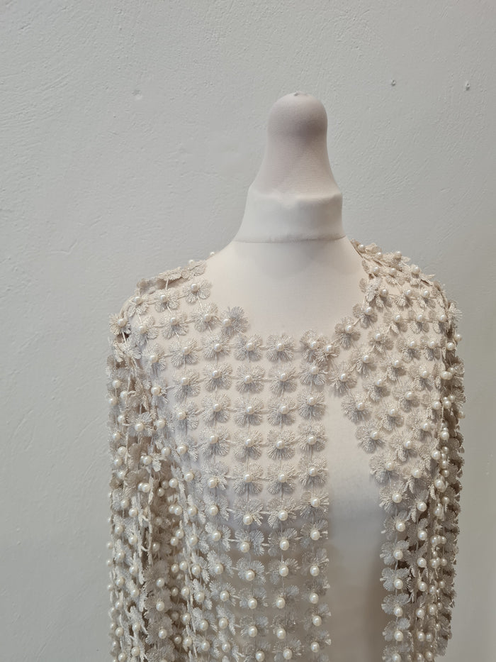 Pearl Floral Bolero