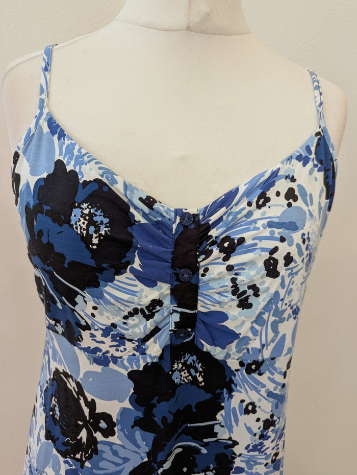 Per Una Blue Flower Dress & Shrug 18L
