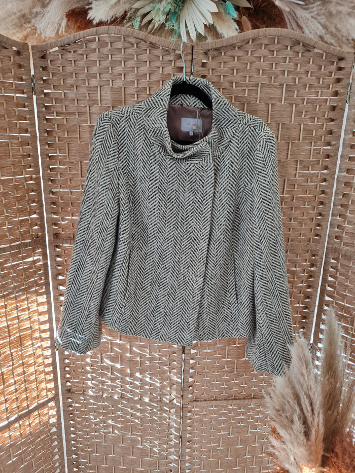 Per Una Herringbone Jacket 14