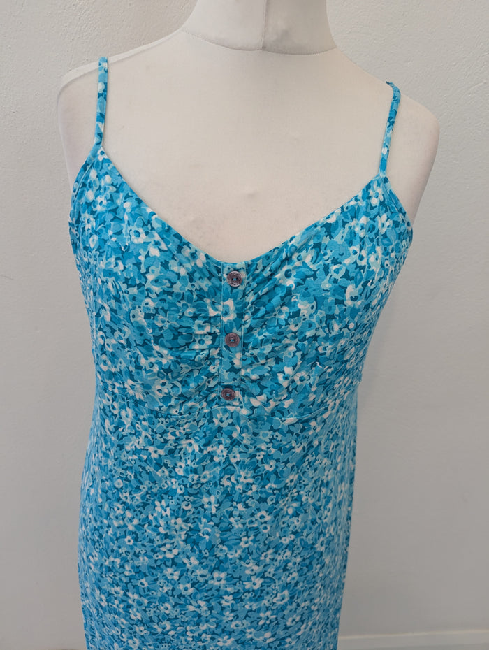 Per Una Teal Flower Dress & Shrug 18L