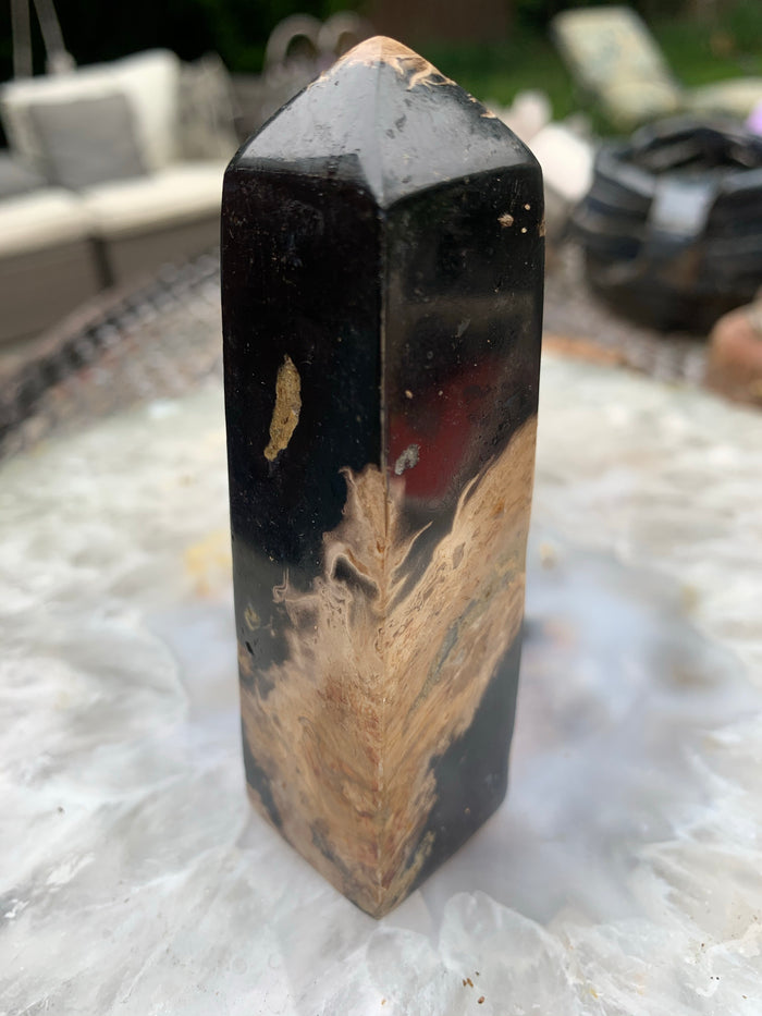 Petrified Wood Obelisk
