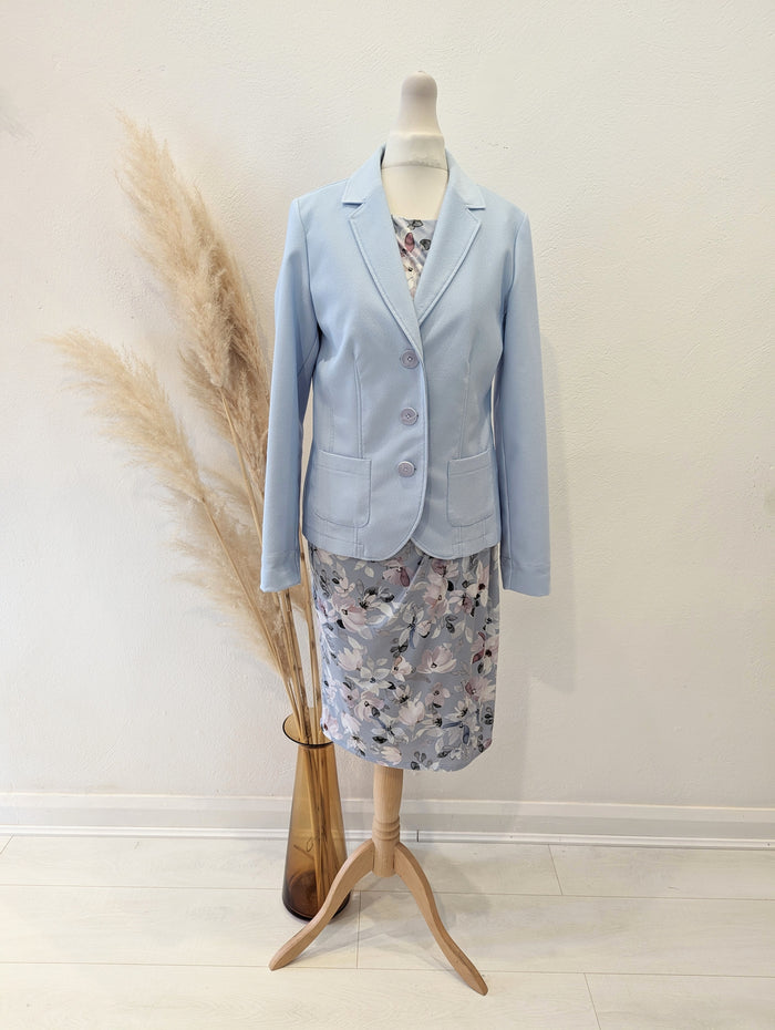 Phase Eight/ G&O Blue Floral Dress 10