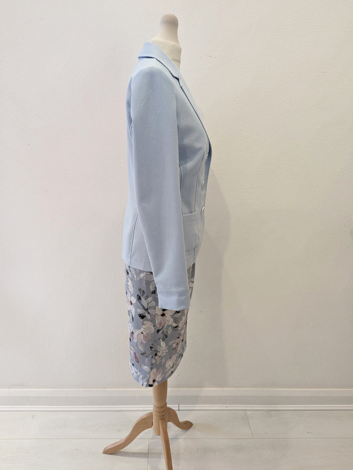 Phase Eight/ G&O Blue Floral Dress 10