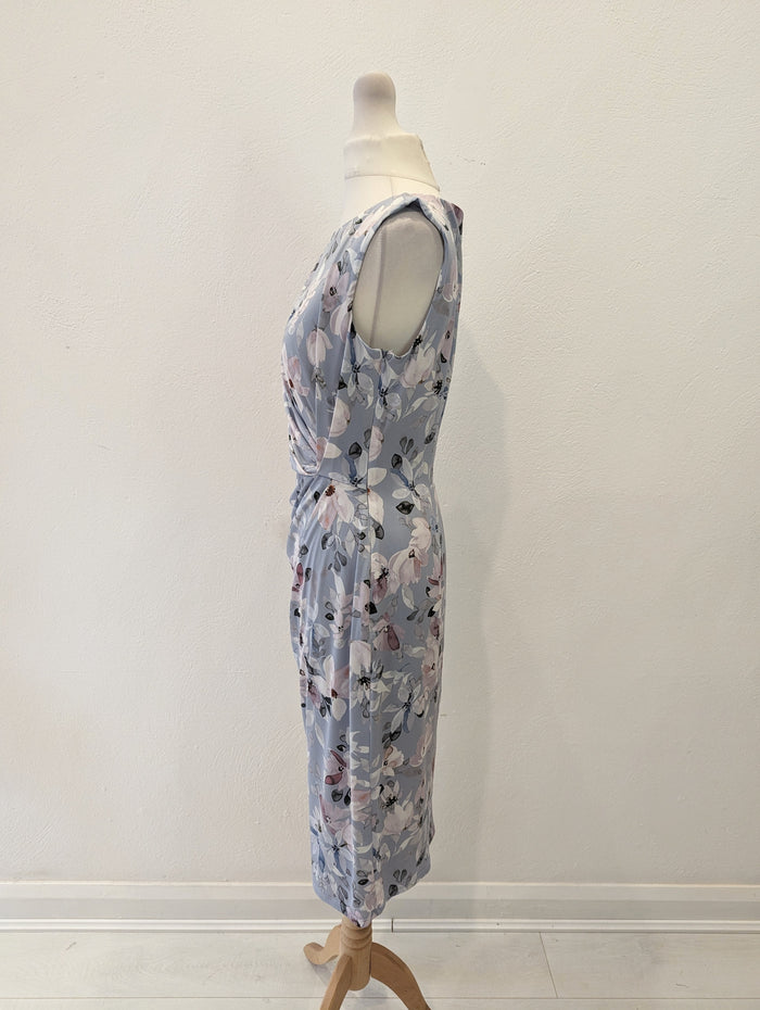 Phase Eight/ G&O Blue Floral Dress 10