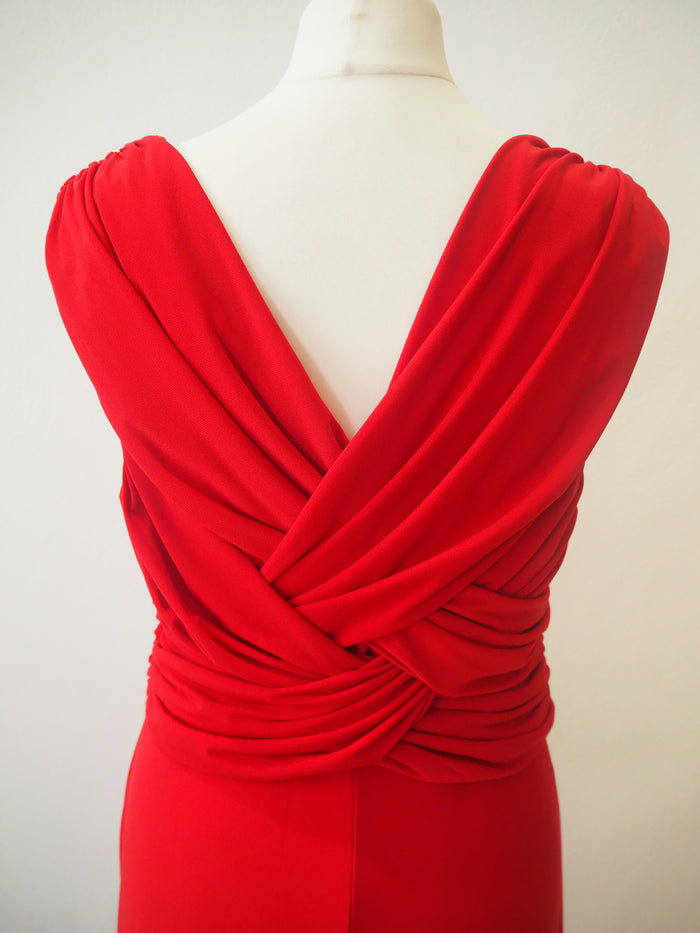 Phase Eight Red Evening Dress Size 14