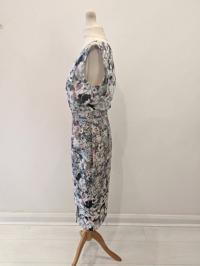 Phase Eight Sage Floral Dress 2 Piece 10