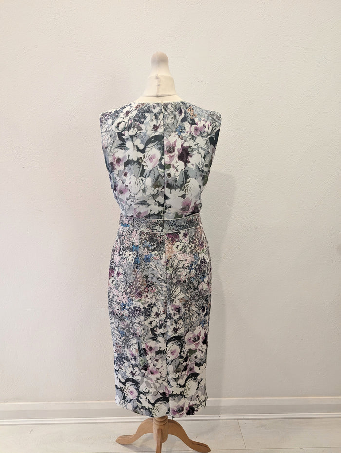 Phase Eight Sage Floral Dress 2 Piece 10
