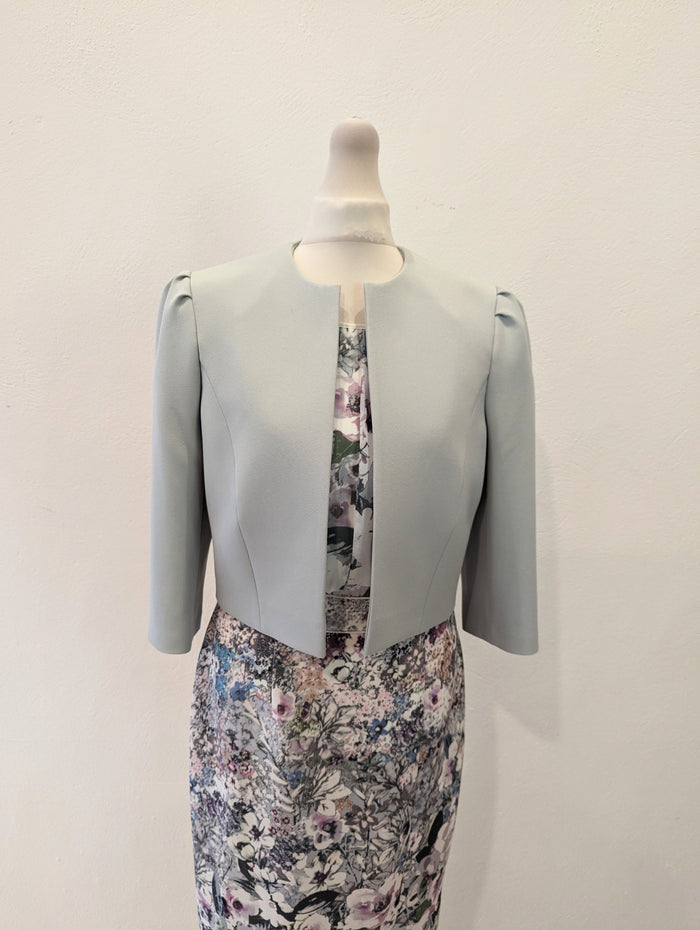 Phase Eight Sage Floral Dress 2 Piece 10