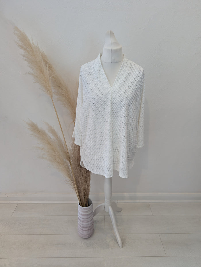 Phase Eight White Tunic Size 18