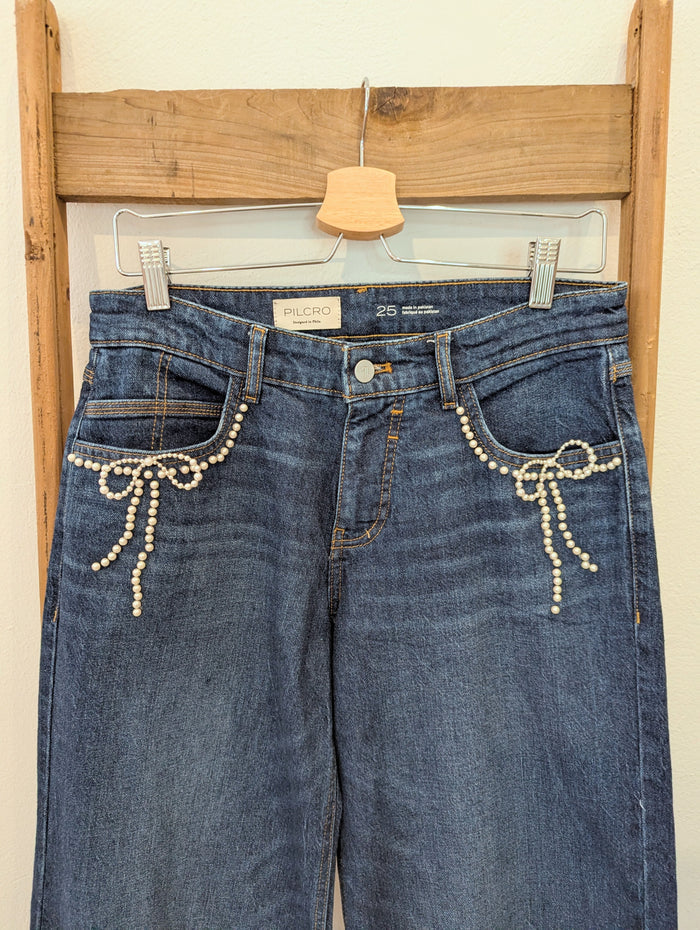 Pilcro pearl pocket jeans 25 (30) RRP £138