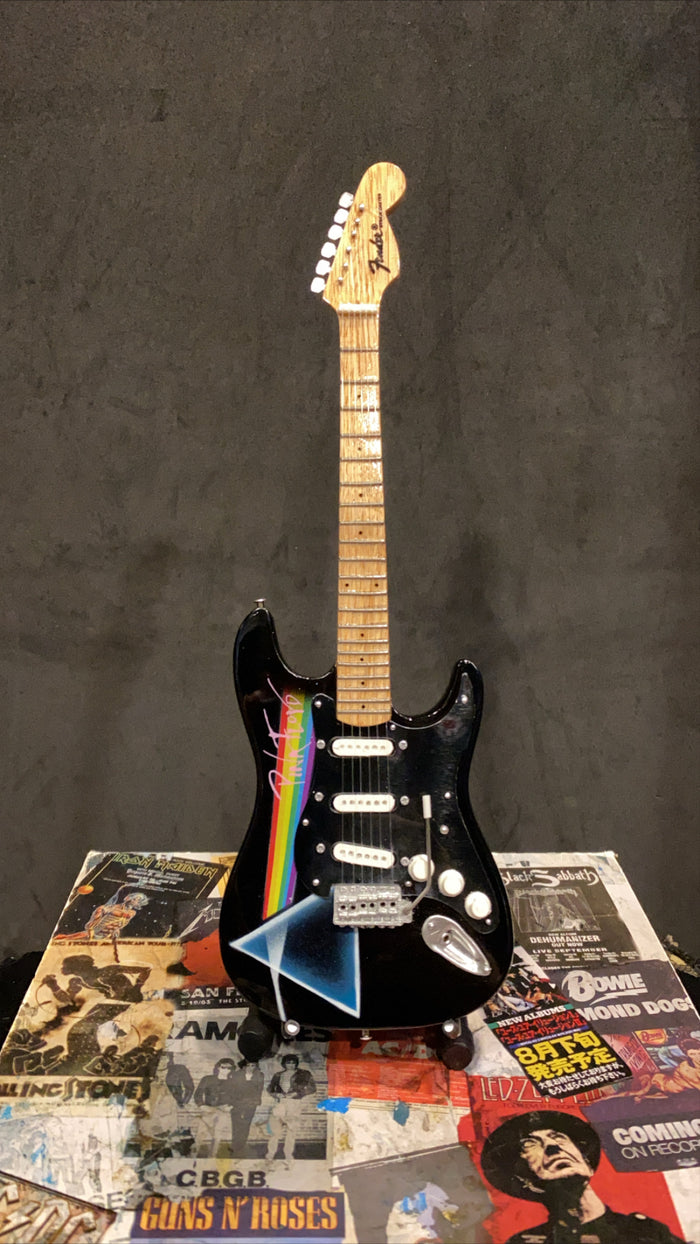 Pink Floyd Dark Side Fender Miniature Guitar