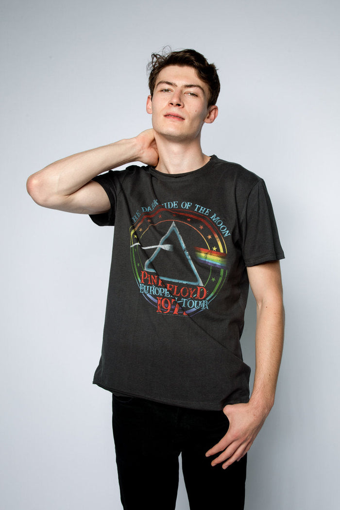 Pink Floyd T-shirt - 1972 Tour, Charcoal Amplified