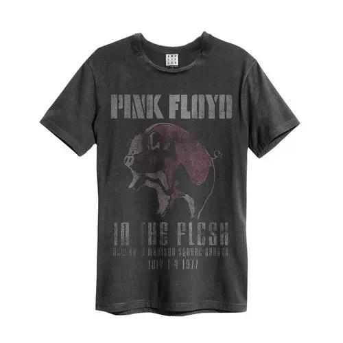 Mens' Pink Floyd T-shirt - In the Flesh, Charcoal