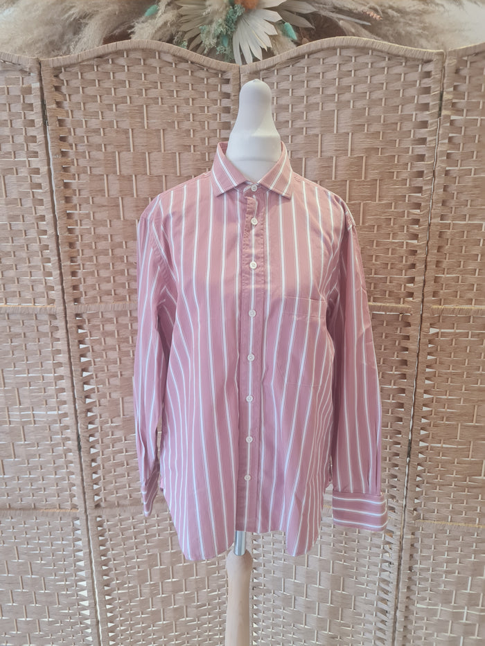 Pink Shirtmaker London Stripe Shirt 10