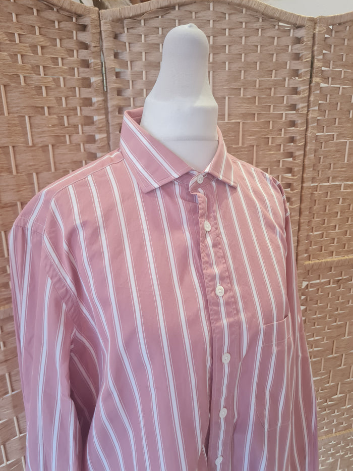 Pink Shirtmaker London Stripe Shirt 10