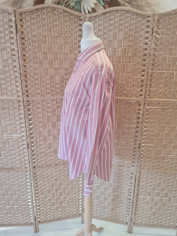 Pink Shirtmaker London Stripe Shirt 10