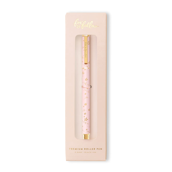 Pink Stardust Rollerball Pen