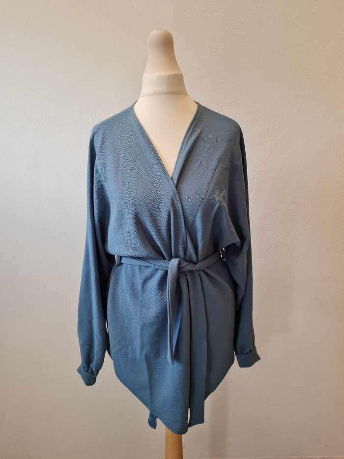 PLT Blue Two Piece Trouser Suit Size 8 New