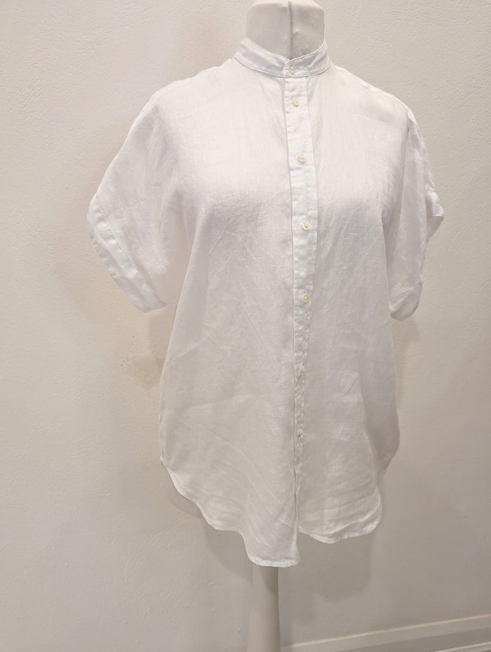 Polo Ralph Lauren White Linen Shirt Size 10