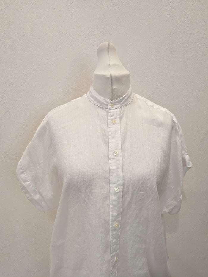 Polo Ralph Lauren White Linen Shirt Size 10