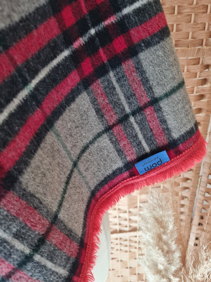 Pom Amsterdam check wrap