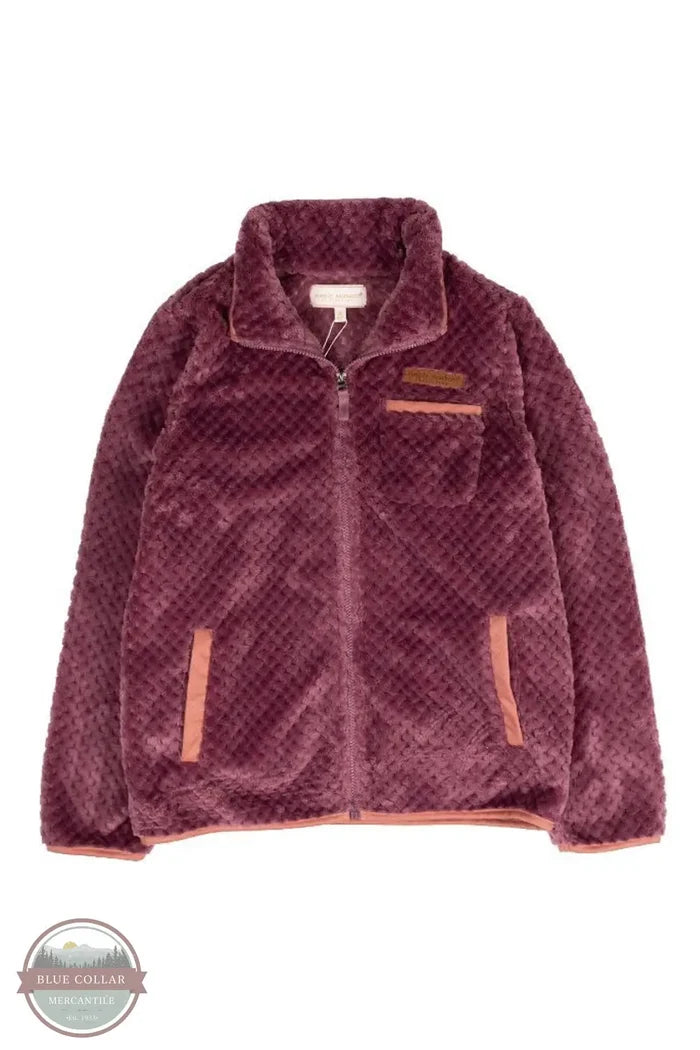 Simply Southern PP-0225-JKT-SMPSFT-TULIPWD Simply Soft Long Sleeve Jacket in Mauve, flat front